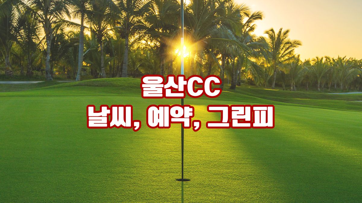 울산CC 날씨