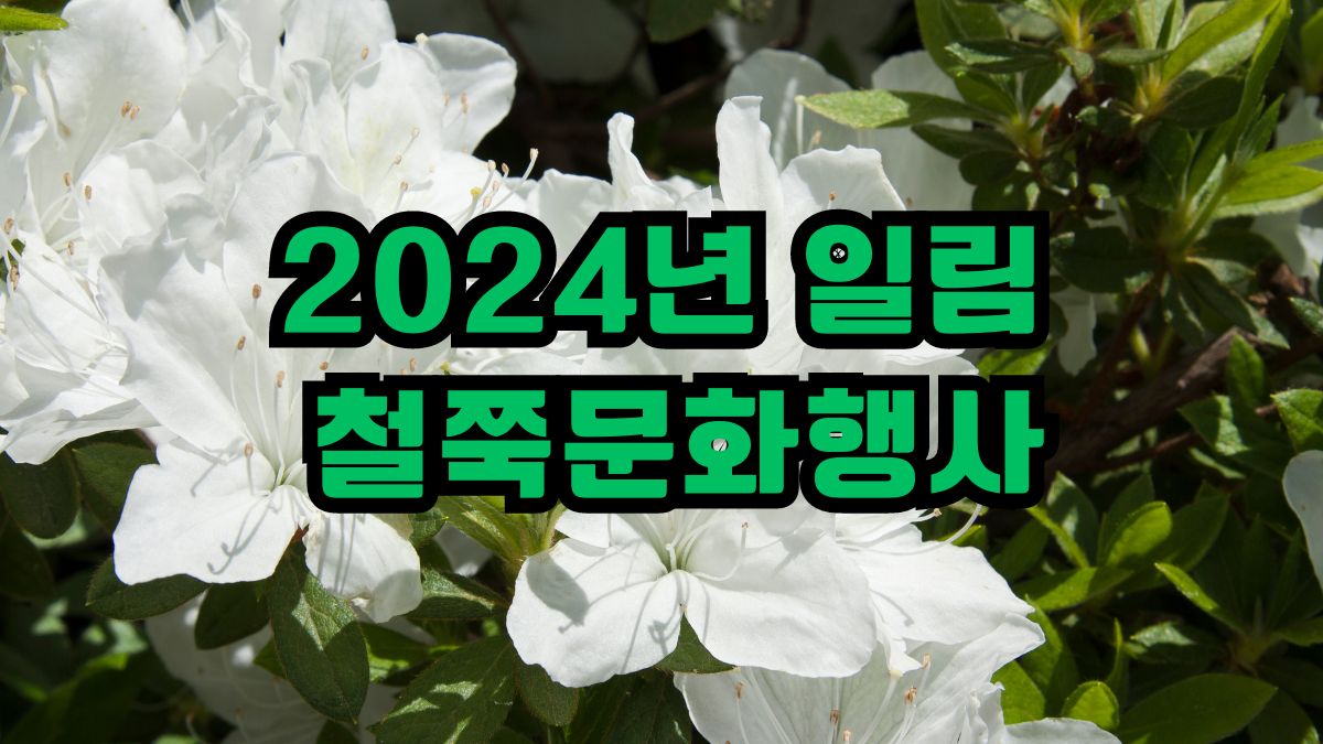2024년 일림산 철쭉문화행사