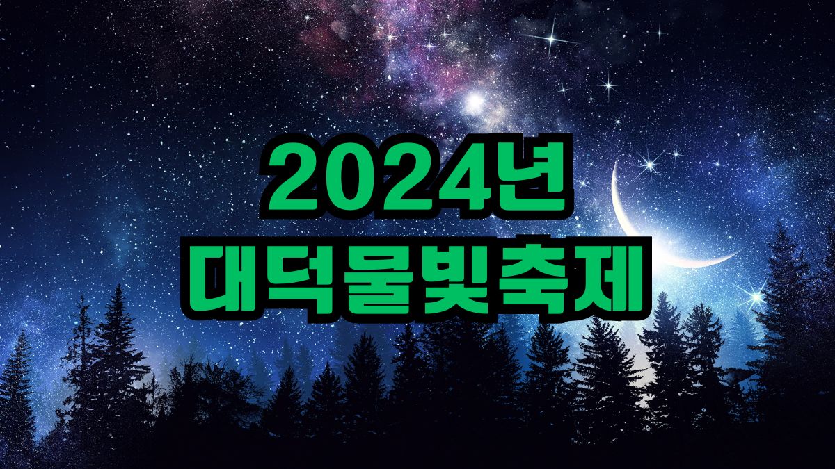 2024년 대덕물빛축제