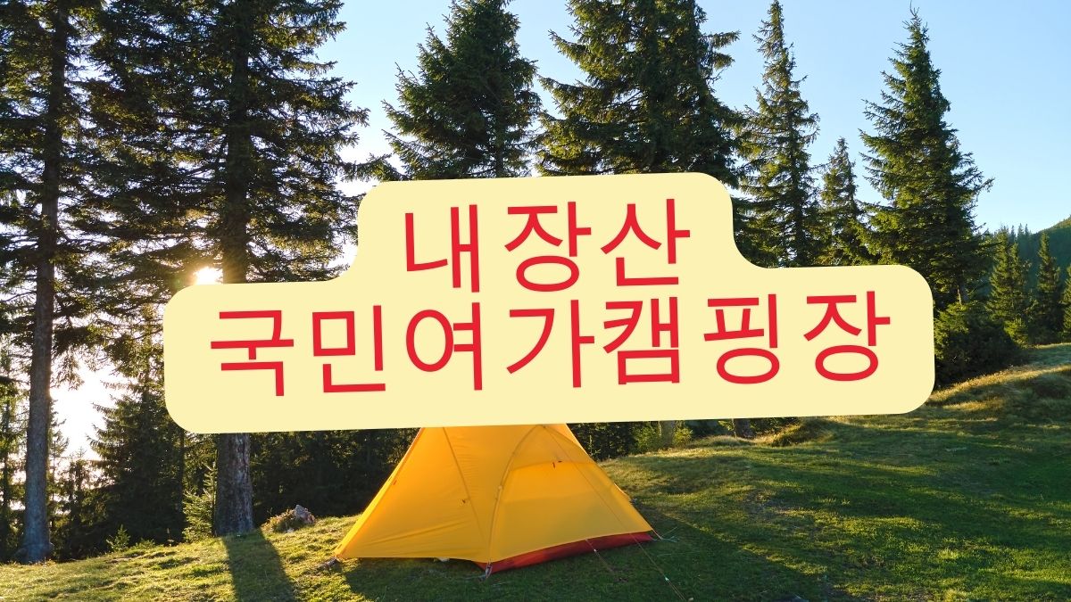 내장산 국민여가캠핑장