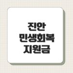 진안 민생회복지원금