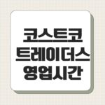 코스트코 트레이더스 영업시간